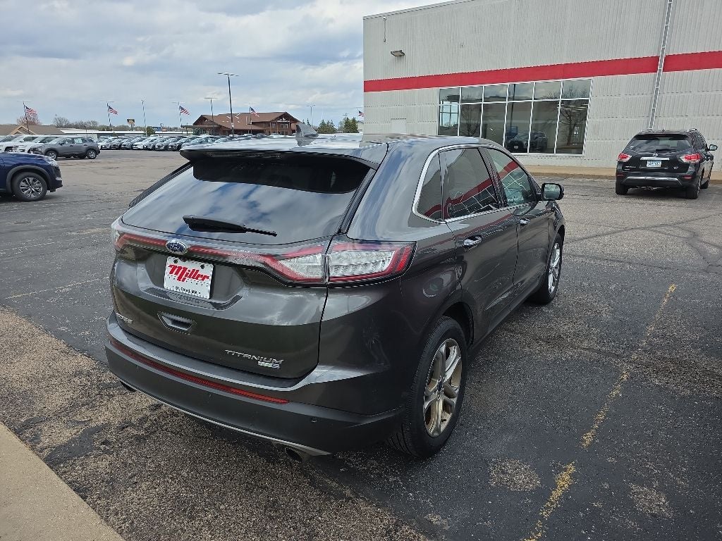 Used 2015 Ford Edge Titanium with VIN 2FMTK4K96FBB67380 for sale in St. Cloud, Minnesota