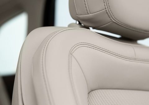 Fine craftsmanship is shown through a detailed image of front-seat stitching. | Miller Lincoln in Saint Cloud MN