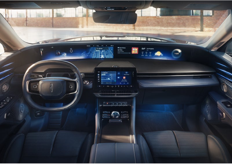 The panoramic display is shown in a 2026 Lincoln Nautilus® SUV. | Miller Lincoln in Saint Cloud MN