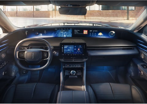 The panoramic display is shown in a 2026 Lincoln Nautilus® SUV. | Miller Lincoln in Saint Cloud MN